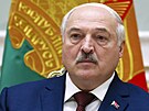 B�loruský prezident Alexandr Luka�enko p�i náv�t�v� Vladimira Putina v Minsku...