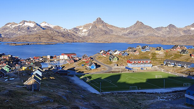 Tasiilaq je nejvtí sídlo na východním pobeí Grónska. Malebné msteko má i...