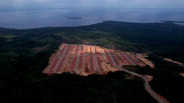 Ostrovu u Panamy hroz znik. Obyvatele pesdl do vnitrozem