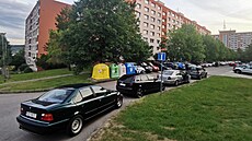 Na sídli�ti Ji�ní Svahy ve Zlín� mají obyvatelé problémy s parkováním. (kv�ten...