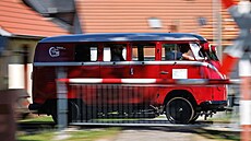 Na VW Bus Festivalu v Hannoveru se p�edstavuje zrenovovaný Volkswagen T1 jako...