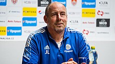 Budjovický kou Jií Lerch po baráovém utkání s Táborskem.