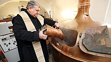 Bevnovský pivovar posvtil pevor bevnovského klátera Prokop Siostrzonek. 