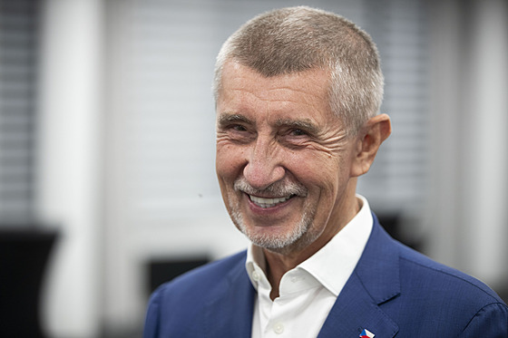 Andrej Babi� ve �tábu hnutí ANO. (9. �ervna 2024)