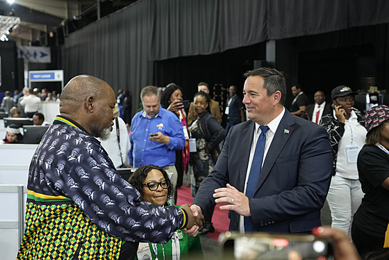 V Jihoafrické republice se konaly parlamentní volby, na snímku lídr ANC Gwede...