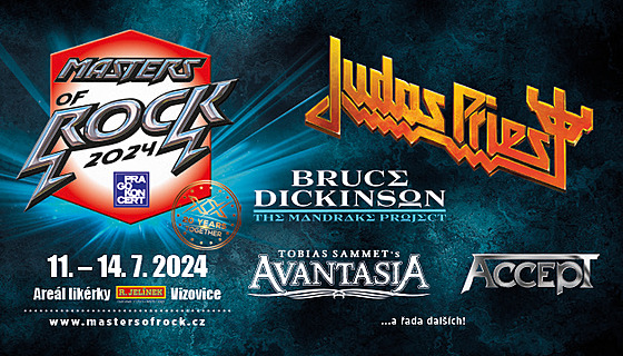 Vizovický metalový festival MASTERS OF ROCK slaví 20. výroí!