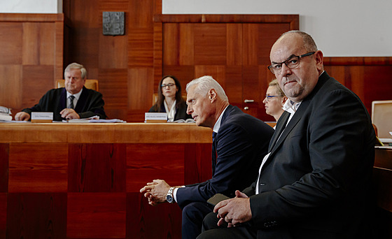 Miroslav Pelta, bývalý p�edseda Fotbalové asociace �R u soudu (4. �ervna 2024)