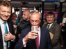 Nigel Farage spustil ve volebním obvodu Clacton pedvolební kampa. (4. ervna...