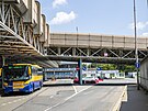 Rampa k vjezdu na stechu brnnskho autobusovho ndra Zvonaka. I ta je...