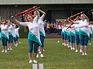 Stovky sokol z celho kraje na opavskm Tyrov stadionu pedvedly deset...