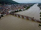 Záplavy v n�meckém Heidelbergu (1. �ervna 2024)
