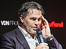Jaromír Jágr na tiskové konferenci