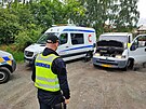 Policist kontrolovali emise. Z 18 zastavench aut jich sedm mlo problm s...