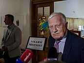 Václav Klaus po odvolení do Evropského parlamentu. (7. ervna 2024)