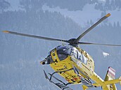 Vrtulník rakouské záchranné sluby (15. ledna 2010)