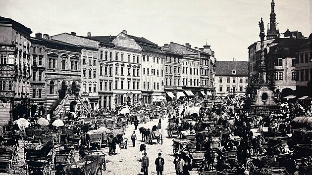 Olomouck tvarky, prodej syrek na olomouckch trzch