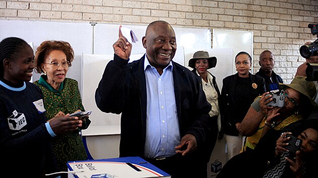 V Jihoafrick� republice se konaly parlamentn� volby, poprv� v novodob� historii nebude m�t JAR jednobarevnou vl�du. Na sn�mku prezident Ciril Ramaphosa. (31. kv�tna 2024)