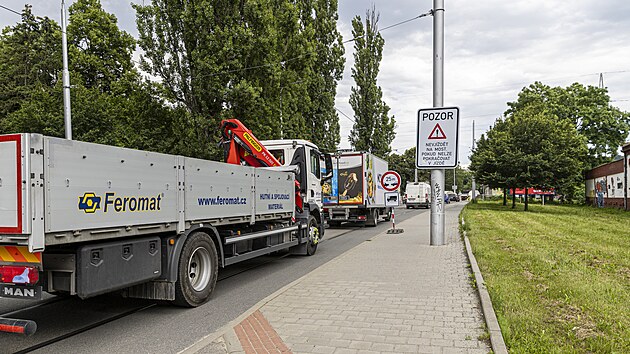 Nezvykl znaka se objevila v Brn u Malomickho mostu.