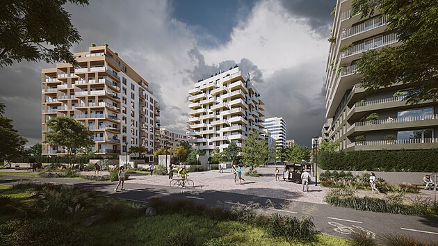 Vizualizace projektu Nov Rohan, kter spolenost J&T Real Estate zane na pelomu letonho a ptho roku stavt (4. ervna 2024)