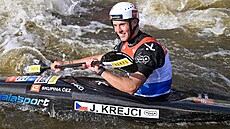 Jakub Krejí skonil tetí na domácím Svtovém poháru ve vodním slalomu v...