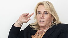 Klára Dostálová, kandidující za hnutí ANO, se uchází o místo v Evropském...