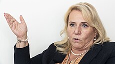 Klára Dostálová, kandidující za hnutí ANO, se uchází o místo v Evropském...