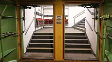 Jeden z vchod do podzemního bunkru Steintorwall v  Hamburku, který lze...