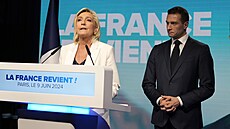 Pedsedkyn parlamentní frakce francouzské strany Národní sdruení (RN) Marine...