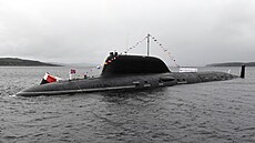 Ruská jaderná ponorka Kazaň (25. července 2021)