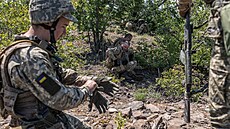 Ukrajinský vojenský výcvik v Doncké oblasti (29. kvtna 2024)