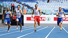 Tomá� N�mejc vít�zí ve svém semifinálovém rozb�hu.