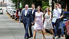 Premiér Petr Fiala jde 7. �ervna 2024 s celou rodinou k evropským volbám.