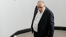 Miroslav Pelta, bývalý p�edseda Fotbalové asociace �R u soudu.(4. �ervna 2024)