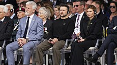 Ukrajinský prezident Volodymyr Zelenskyj, jeho man�elka Olena Zelenská a...