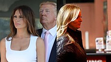 Zleva: Melanie Trumpová, Donald Trump a Stormy Daniels