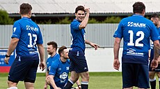 David �pa�ek v benefi�ním utkání hv�zd na fotbalovém stadionu v Dob�anech.