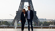 Pa�í�ská starostka Anne Hidalgová a �éf organiza�ního výboru olympijských her...