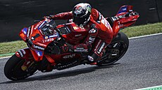 Italský motocyklista Francesco Bagnaia ve sprintu MotoGP v rámci Velké ceny...
