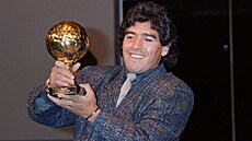 Diego Maradona se Zlatým mí�em.