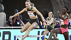 Nizozemská p�eká�ká�ka Femke Bolové v závod� na 400 metr� v rámci Diamantové...