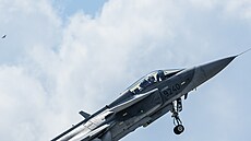 JAS-39 Gripen vystupoval na Aviaitické pouti hned nkolikrát.