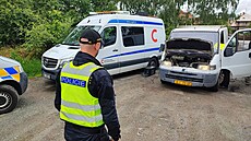 Policisté kontrolovali emise. Z 18 zastavených aut jich sedm mlo problém s...