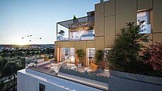 Vizualizace projektu Nový Rohan, který spolenost J&T Real Estate zane na...