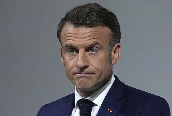 Francouzský prezident Emmanuel Macron.