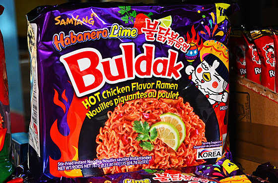 Pálivé instantní nudle Samyang Buldak (27. bezna 2024)