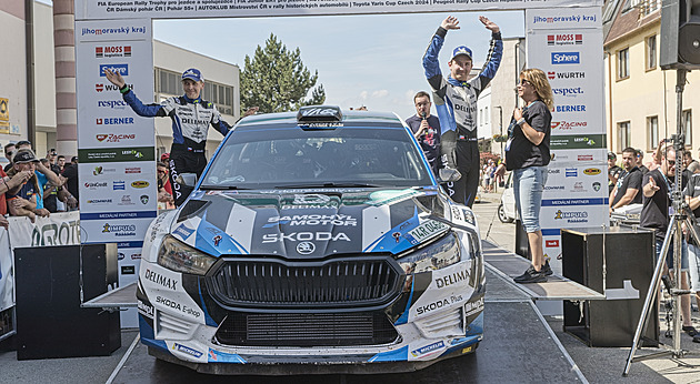 Březík slaví první triumf v domácím šampionátu, ovládl Rallye Hustopeče