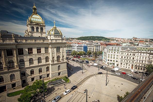 Tak vypadá Praha od vysílače na Národním muzeu. Některá místa čeká proměna