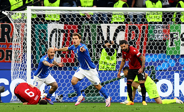 Itálie - Albánie 2:1, šok po 23 vteřinách obhájce nepoložil, skóre brzy otočili