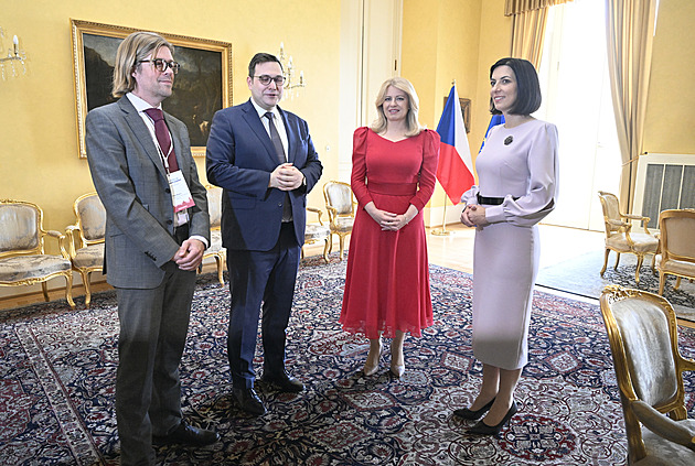 Slovenská prezidentka Čaputová obdržela od prezidenta Pavla Řád Bílého lva