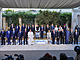 Skupinové foto lídr vysplých ekonomik G7 v Itálii s dalími pozvanými...